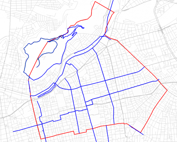 mapa de ciclovÃ­as de la comuna de providencia